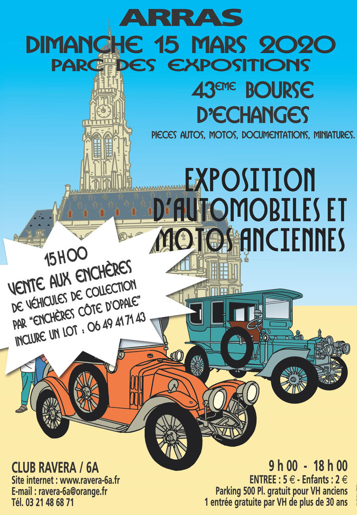 Exposition d'automobiles et motos anciennes