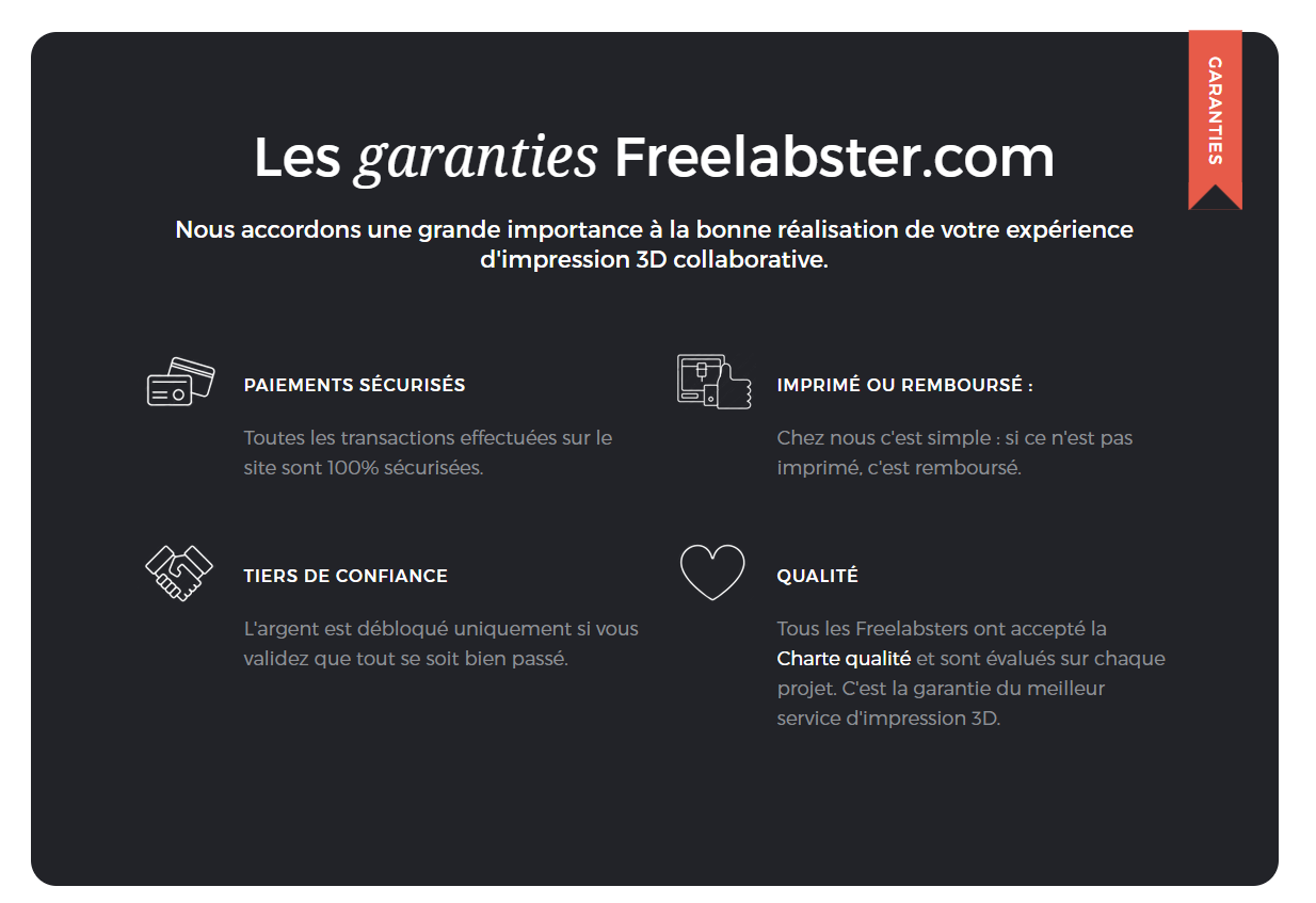 Les garanties Freelabster