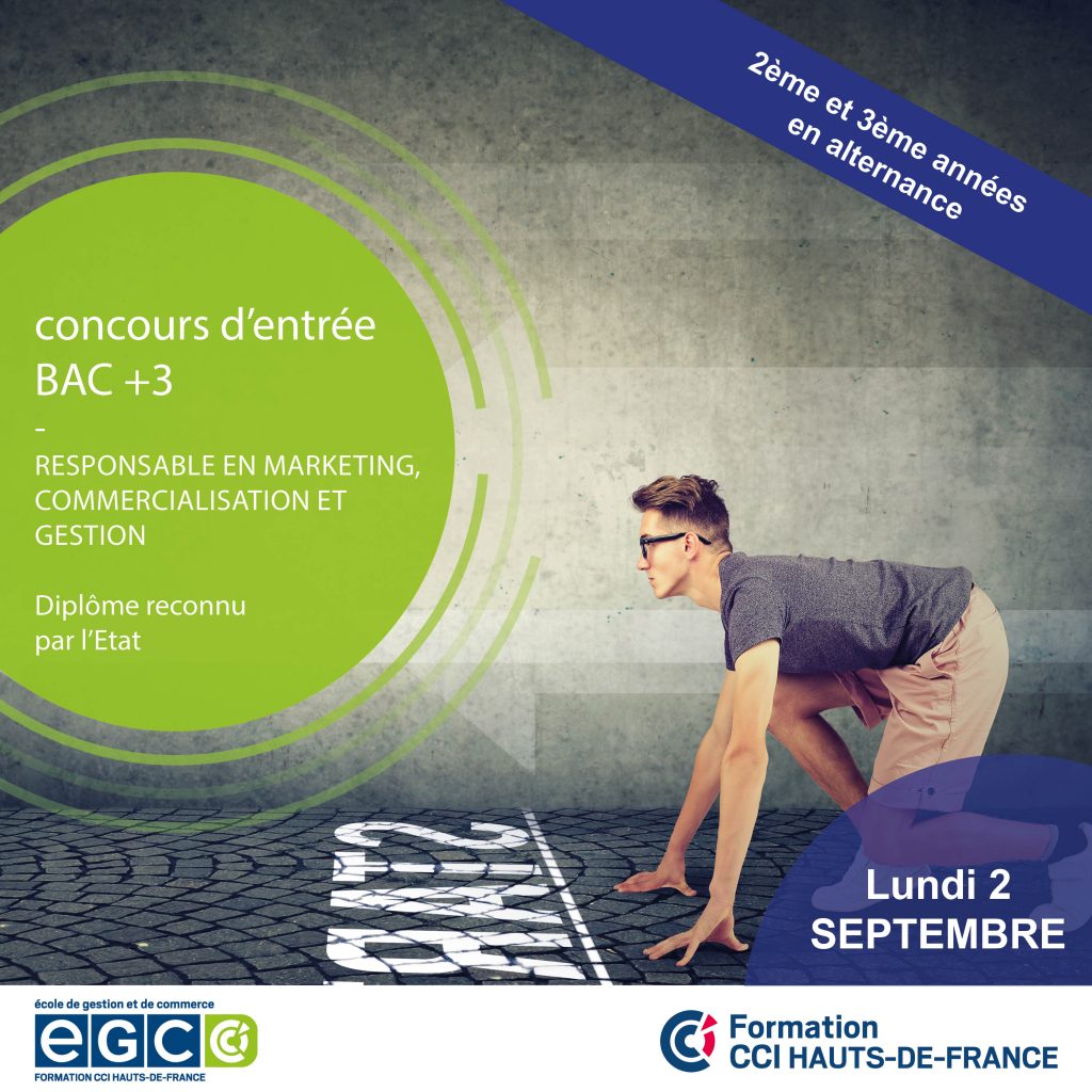 Concours d'entre école de commerce Lille 2 septembre