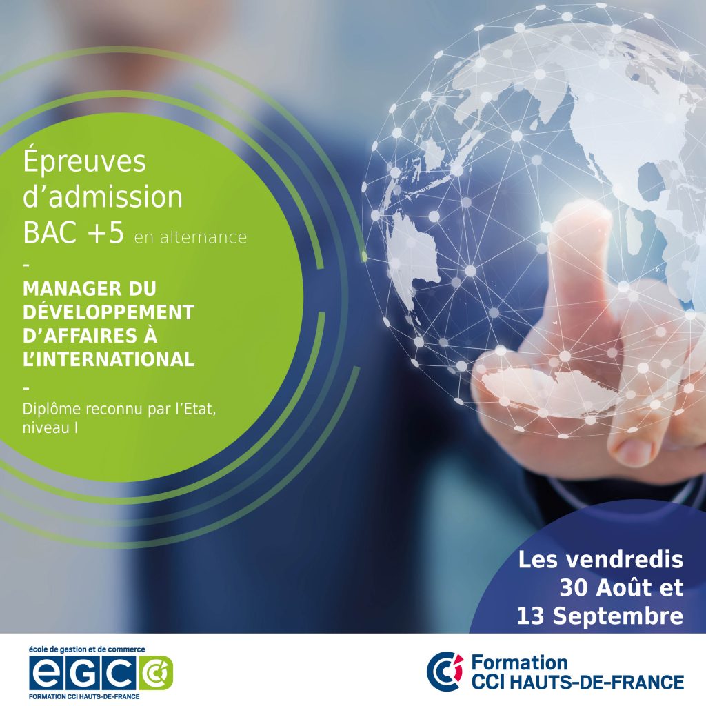 concours Bac+5 Manager du développement d'affaire à l'international