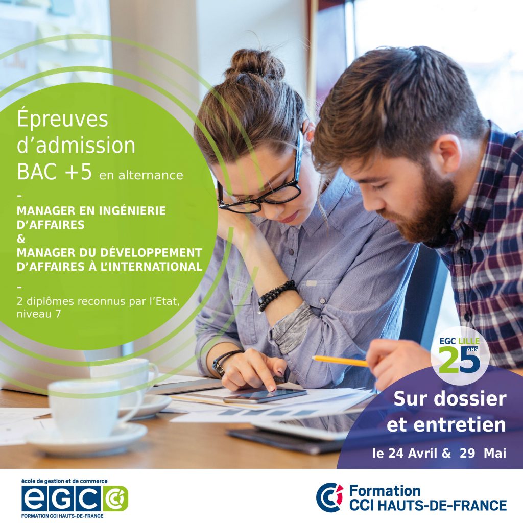 Admission cycle bac+5 commerce