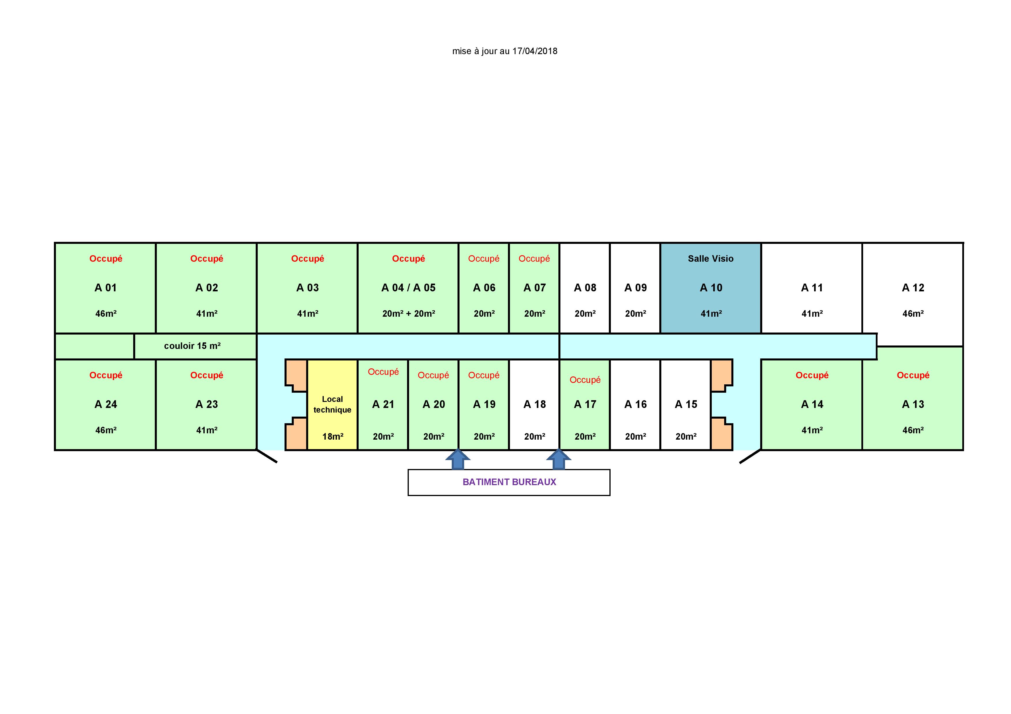 Plan bureaux pépinière EnR 10/2018