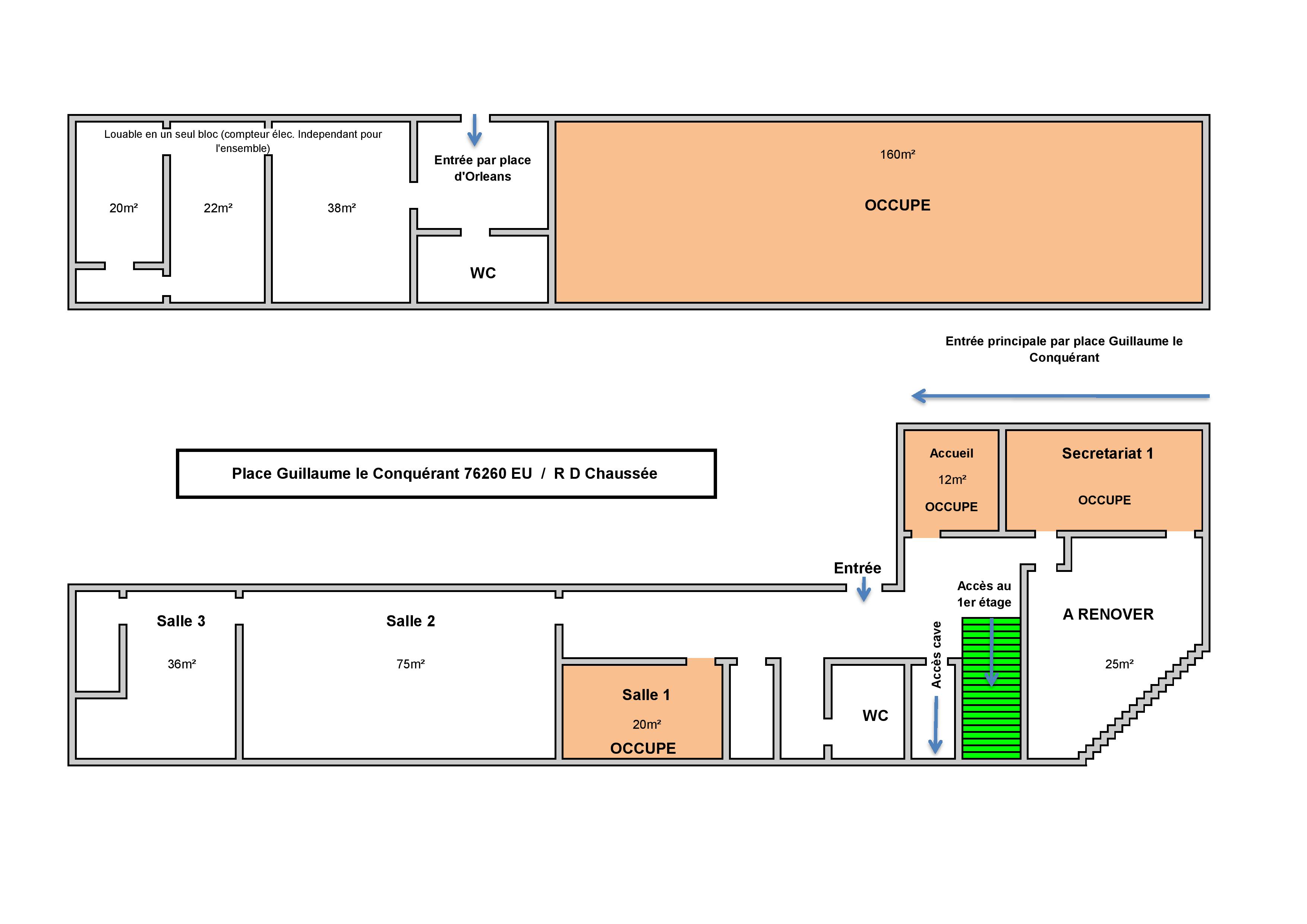 plan RDC Eu place Guillaume le Conquerant