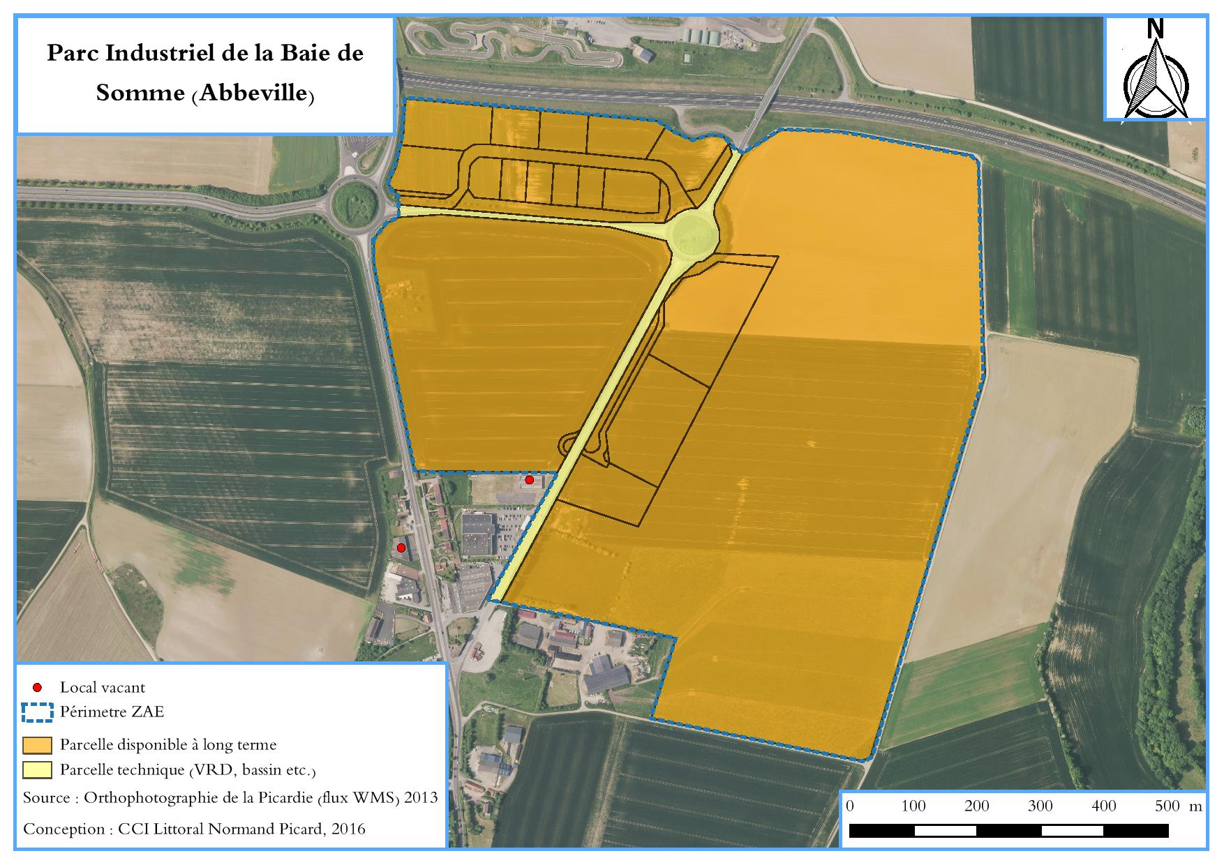 Plan Parc industriel Baie de Somme Abbeville